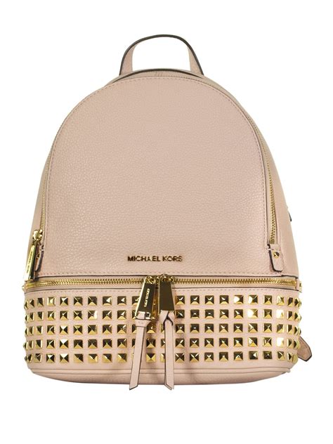 michael kors purse brown and pink|pink michael kors backpack purse.